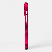16 Pro Max Étui iPhone Coque Rose Rouge (Côté gauche)