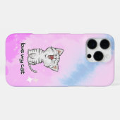 16 Pro Max iPhone rose chat / coque ipad (Verso Horizontal)