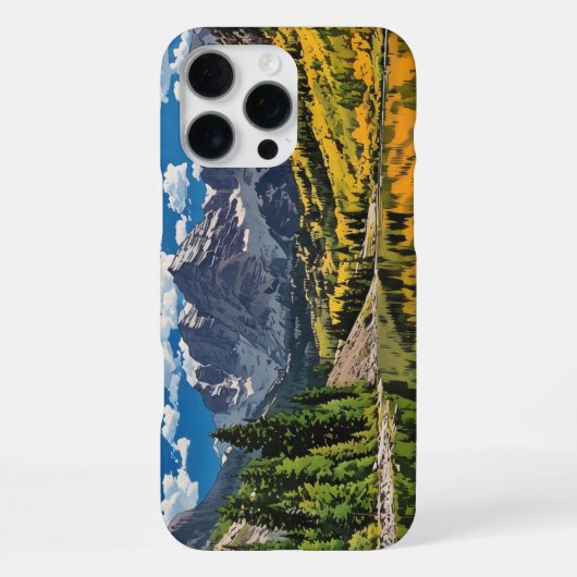 16 Pro Max Maroon Bells coque iphone (Verso)