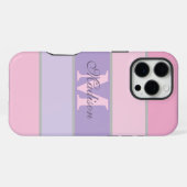 16 Pro Max pastel rose et violet iPhone / coque ipad (Verso Horizontal)