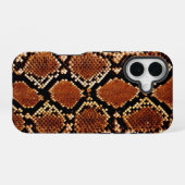 16 Red Snakeskin iPhone / coque ipad (Verso Horizontal)