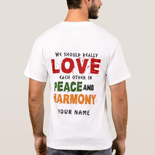 16 Reggae Quote T-shirt (Achterkant)