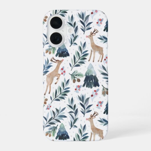 16 Reindeers in the Forest iPhone / coque ipad (Verso)