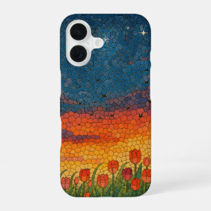 16 Starry Tulip Sunset Retro iPhone / coque ipad