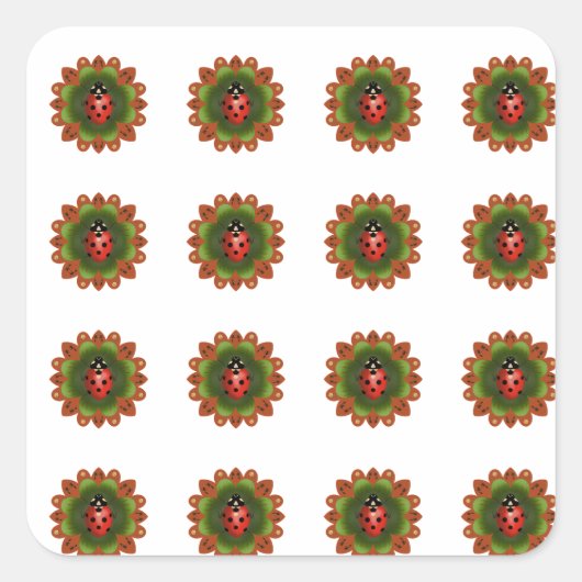 16 Sticker Ladybug (Devant)