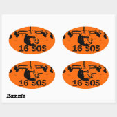 16 Sticker SOS (Feuille)