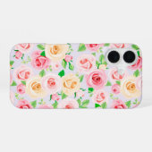 16 Superbe rose blanche roses Coque-Mate coque iphone (Verso Horizontal)