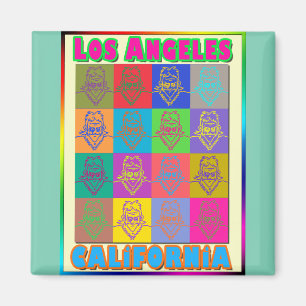 16 Surfers Los Angeles Magnet Magneet