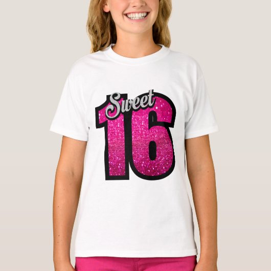 16 T-SHIRTS D'ANNIVERSAIRE SUEET (Devant)