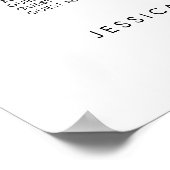 16 Tableau Élégant Mariage Sièges d'invités (Coin)