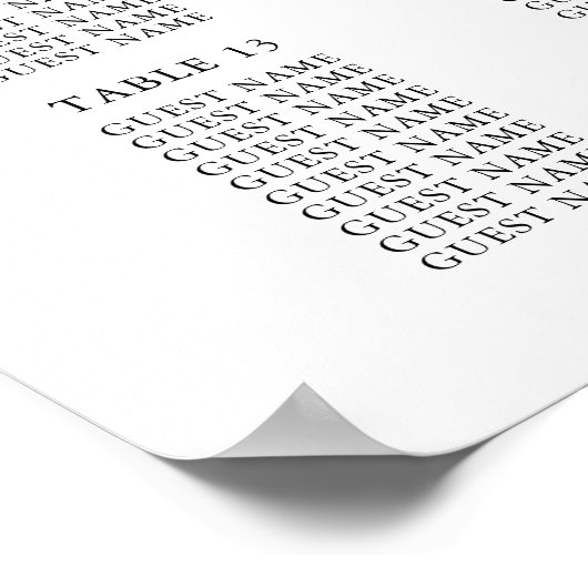 16 Tableau Grandes places Mariages (Coin)