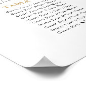 16 Tableau Or Plan de Table Mariage (Coin)