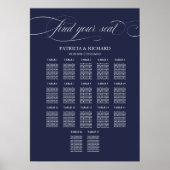 16 Tableaux Mariage Panneau du tableau de sièges (Devant)