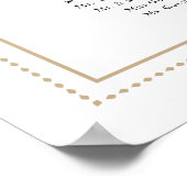 16 Tables Tan Starfish Wedding Seating Chart Poster (Hoek)