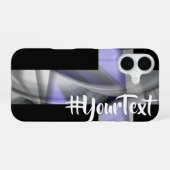 16 Tendance coque iphone Abstrait Lavender Violet (Verso Horizontal)