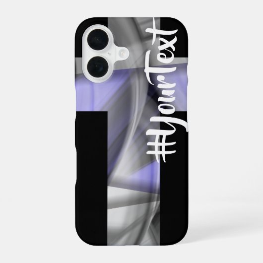 16 Tendance coque iphone Abstrait Lavender Violet (Verso)