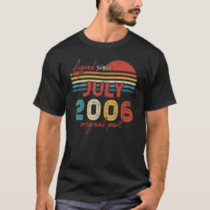 16 Verjaardagslegende sinds Juli 2006 Origineel De T-shirt