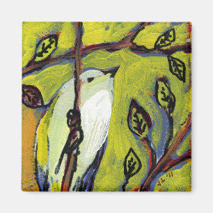 16 Vogels, nr. 10 - Square Magnet Magneet