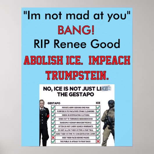 16 x 20 inch rally poster (Voorkant)