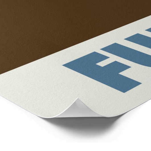 16 x 20 Poster met volledige schroefdraad (Hoek)