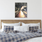 16" x 20" x 0,75" Stretched Canvas Print (Insitu (Slaapkamer))