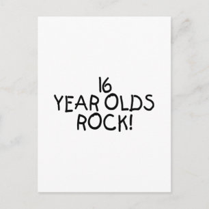 16 Year Olds Rock Briefkaart