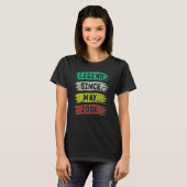 16 Years Old  Legend Since May 2006 16th Birthday  T-shirt (Voorkant volledig)