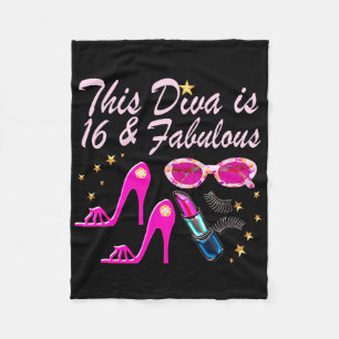 16 YR OLD PRIMA DONNA FLEECE DEKEN