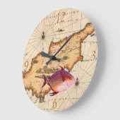 16e/17e eeuw Nautical Map Klok (Hoek)