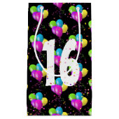 16e Anniversaire Ballons et Confetti Petit Sac Cad (Devant)