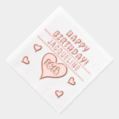 16e anniversaire Coeurs Nom Tout âge (Droite)