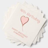 16e anniversaire Nom du coeur Âge (Insitu (empilé))