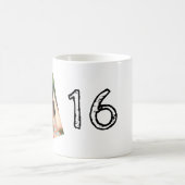16e anniversaire PHOTO Mug (Centre)