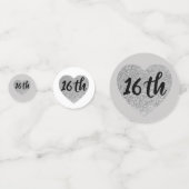 16e anniversaire table confetti (Devant)