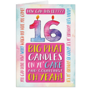 16e anniversaire Vous pouvez conduire maintenant W