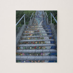 16e Avenue Tiled Stappen #2 Jigzaag Puzzle Legpuzzel