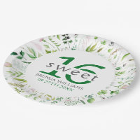 16e Birdie Green Leafs & Flowers Lijst