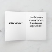 *16e BIRTHDAY* HUMOR VAN DE HONDEN! Kaart (Binnen)