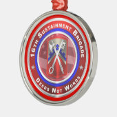16e Duurzaamheidscommando Metalen Ornament (Links)