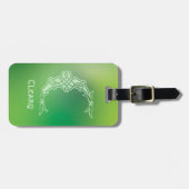 16e eeuw Celtic Knot Decorative Capital C Bagagelabel (Voorkant horizontaal)