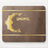 16e eeuw Celtic Knot Decorative Capital C Muismat (Voorkant)