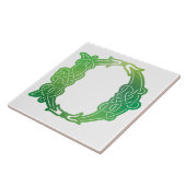 16e eeuw Celtic Knot Decorative Capital D Tegeltje (Zijkant)