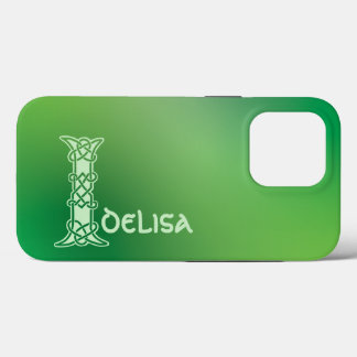 16e eeuw Celtic Knot Decorative Capital I iPhone 13 Pro Hoesje