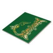 16e eeuw Celtic Knot Decorative Capital J Tegeltje (Zijkant)