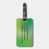 16e eeuw Celtic Knot Decorative Capital S Bagagelabel (Achterkant verticaal)