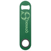 16e eeuw Celtic Knot Decorative Capital S Speed Flessenopener (Achterkant)