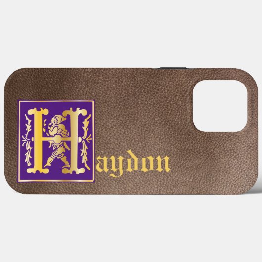 16e eeuw Mythische creaties Decoratief Kapitaal H Case-Mate iPhone Case (Achterkant (horizontaal))