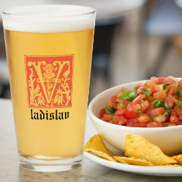 16e eeuw Mythische creaties Decoratief Kapitaal V Glas