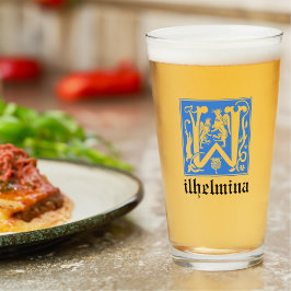 16e eeuw Mythische creaties Decoratief Kapitaal W Glas