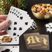 16e-eeuwse Keltische knoop decoratieve hoofdletter Pokerkaarten (Insitu)